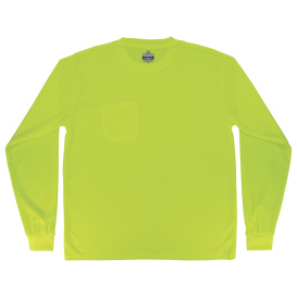 Ergodyne GloWear 8093 Non-ANSI Essential Long Sleeve T-Shirt - Lime