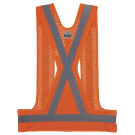 Ergodyne GloWear 8142BA Type O Class 1 Breakaway Safety Vest - Orange