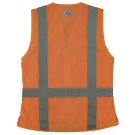 Ergodyne GloWear 8247ZW-S Type R Class 2 Women\'s Surveyor Safety Vest - Orange