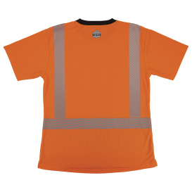 Ergodyne GloWear 8276BK Type R Class 2 Essential Black Bottom Safety Shirt - Orange