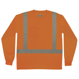 Ergodyne GloWear 8284 Type R Class 2 Essential Long Sleeve T-Shirt - Orange