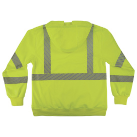 Ergodyne GloWear 8304W Type R Class 3 Women\'s Performance Hooded Sweatshirt - Lime