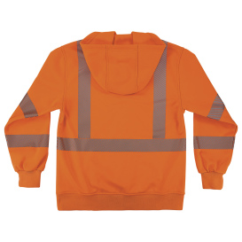 Ergodyne GloWear 8304W Type R Class 3 Women\'s Performance Hooded Sweatshirt - Orange