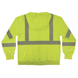 Ergodyne GloWear 8305W Type R Class 3 Women\'s Performance Hooded Zip-Up Sweatshirt - Lime