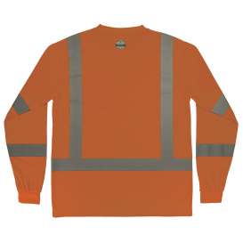 Ergodyne GloWear 8368 Type R Class 3 Essential Long Sleeve T-Shirt - Orange
