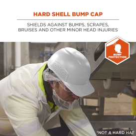 Ergodyne Skullerz 8951 Vented Hard Shell Bump Cap - White