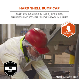 Ergodyne Skullerz 8952 Hard Shell Bump Cap - Red