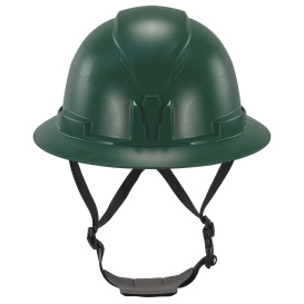 Ergodyne Skullerz 8963 Type II Class E Full Brim Safety Helmet - Ratchet Suspension - Green