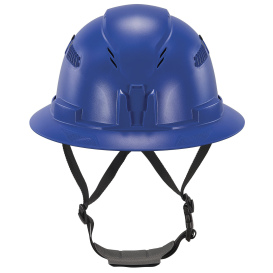 Ergodyne Skullerz 8964 Type II Class C Full Brim Safety Helmet - Ratchet Suspension - Blue