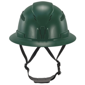 Ergodyne Skullerz 8964 Type II Class C Full Brim Safety Helmet - Ratchet Suspension - Green