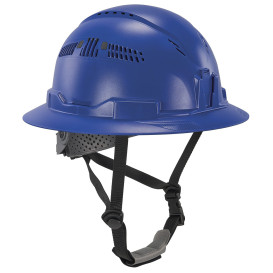 Ergodyne Skullerz 8964 Type II Class C Full Brim Safety Helmet with Mips - Ratchet Suspension - Blue