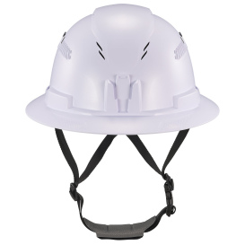 Ergodyne Skullerz 8964 Type II Class C Full Brim Safety Helmet - Ratchet Suspension - White