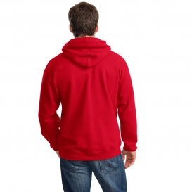 Hanes F170 Ultimate Cotton Pullover Hooded Sweatshirt - Deep Red