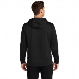 Sport-Tek F244 Sport-Wick Fleece Hooded Pullover Sweatshirt - Black ...