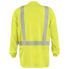 Full Source FS2LSTS Type R Class 2 Long Sleeve Safety Shirt - Yellow/Lime