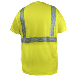 Full Source FS2SSTS Type R Class 2 Short Sleeve Safety Shirt - Yellow/Lime