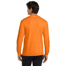 Gildan G2400 Ultra Cotton Long Sleeve T-Shirt - S. Orange