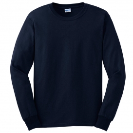 Gildan G2400 Ultra Cotton Long Sleeve T Shirt Navy Fullsource G2400 Navy