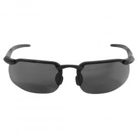 Bullhead BH1063R Swordfish Safety Glasses - Black Frame - Smoke Bifocal Lens