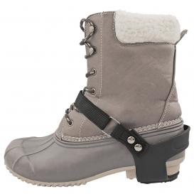 Global Glove ITR3615 Ice Gripster Treads Anti-Slip Heel Traction Cleats with Carbon Steel Studs