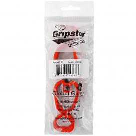 Global Glove Z9 Gripster High-Visibility Dual Large/Large Multi-Use Utility Clip - High-Visibility Orange