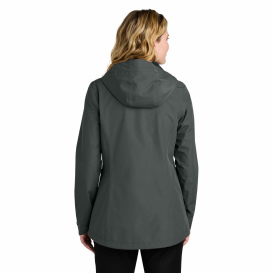Port Authority L714 Ladies C-FREE Rain Jacket - Grey Steel