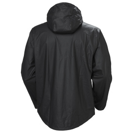 Helly Hansen 70180 Voss Waterproof PU Rain Jacket - Black