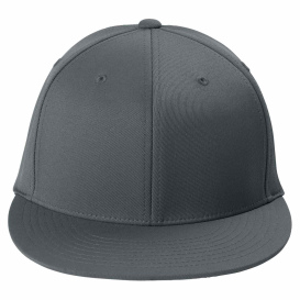 Sport-Tek STC56 Flexfit Flat Bill Cap - Iron Grey
