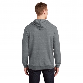 Jerzees 90M Snow Heather French Terry Raglan Hoodie - Charcoal