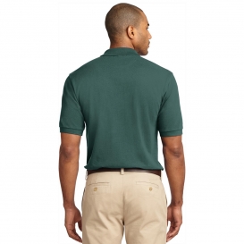 Port Authority K420 Pique Knit Polo - Dark Green