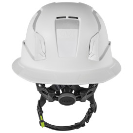 KASK WHE00149 Zenith X2 Air Full Brim Hi Viz Safety Helmet - Ratchet Suspension - White
