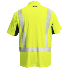 Kishigo 9222 Type R Class 2 Cool Touch Black Bottom Short Sleeve Polo
