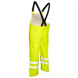 Kishigo 9665P Storm Stopper Rain Bib Pants - Yellow/Lime