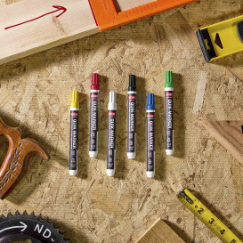 Krylon K00710108 Quik-Marker Paint Markers - White - 1/3 oz