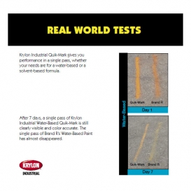 Krylon KWBC3504A Quik-Mark Inverted Marking Chalk - APWA Blue