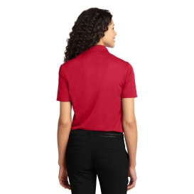 Port Authority L525 Ladies Dry Zone Ottoman Polo - Engine Red