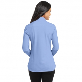 Port Authority L570 Ladies Dimension Knit Dress Shirt - Dress Shirt Blue