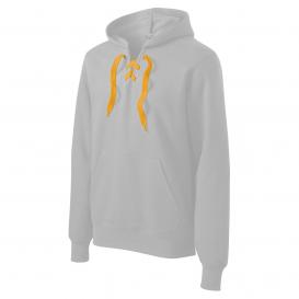 Sport-Tek LACE Sweatshirt Laces - Gold/White