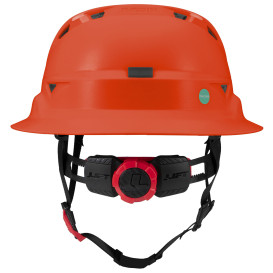 LIFT Safety HRXF-25OC2 RADIX Full Brim Vented Safety Helmet w/Twiceme - Ratchet Suspension - Orange