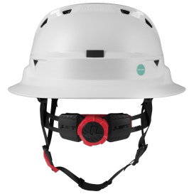 LIFT Safety HRXF-25WC2 RADIX Full Brim Vented Safety Helmet w/Twiceme - Ratchet Suspension - White
