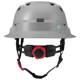 LIFT Safety HRXF-25YC2 RADIX Full Brim Vented Safety Helmet w/Twiceme - Ratchet Suspension - Grey