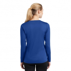 Sport-Tek LST353LS Ladies Long Sleeve V-Neck PosiCharge Competitor Tee - True Royal