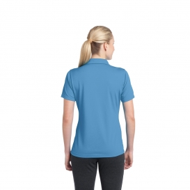 Sport-Tek LST680 Ladies PosiCharge Micro-Mesh Polo Shirt - Carolina Blue