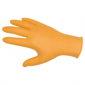 MCR Safety 6010O Nitri-Med Disposable Exam Gloves - 4 mil - Powder Free - Orange