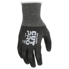 MCR Safety 92721 Cut Pro Polyurethane Coated Gloves - 21 Gauge Hypermax Shell