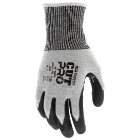 MCR Safety 92754BP Cut Pro Gloves - 13 Gauge Hypermax Shell - Bi-Polymer coated Palm & Fingers
