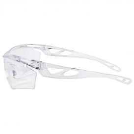 MCR Safety CL410AF Checklite CL4 Safety Glasses - Clear Temples - Clear Anti-Fog Lens