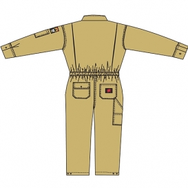 MCR Safety DC1 Deluxe Contractor FR Max Comfort Coveralls - Tan