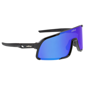 MCR Safety HK418BZDC HK4 Safety Glasses - Black Frame - Blue Diamond Mirror MAX36 Dual Coating Lens