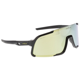 MCR Safety HK41GZP HK4 Safety Glasses - Black Frame - Polarized Gold Mirror Lens